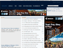 Tablet Screenshot of hardware.fr